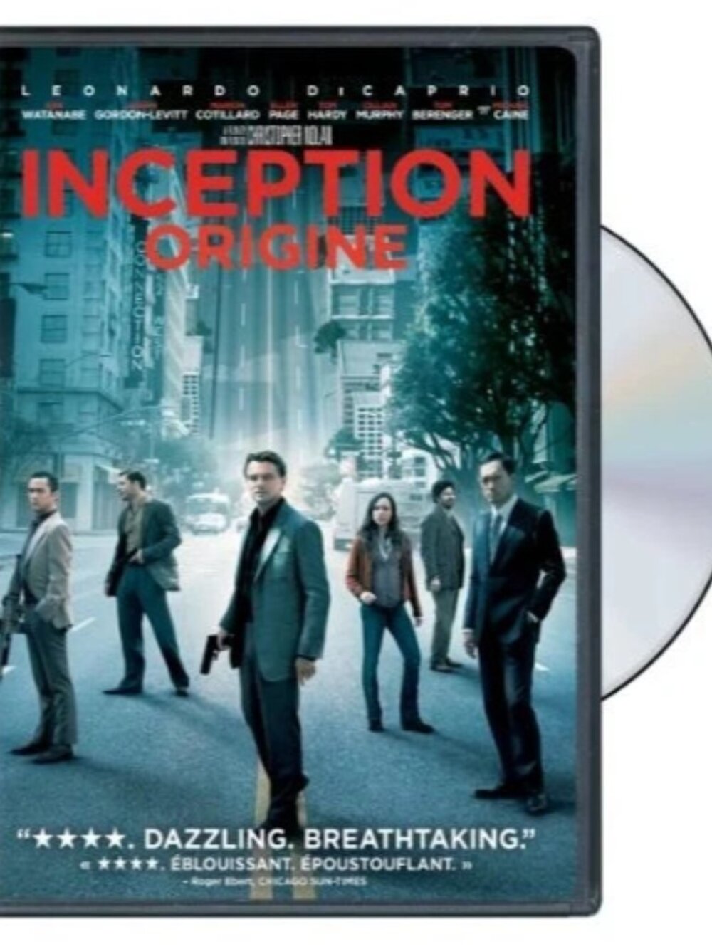 INCEPTION 2010 DVD  LEONARDO DeCAPRIO SCI-FI THRILLER C. NOLAN